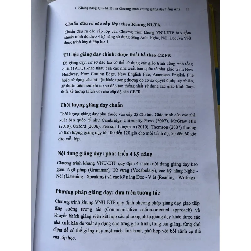 Xây dựng và triển khai chương trình tiếng Anh tăng cường không chuyên ngữ 708080