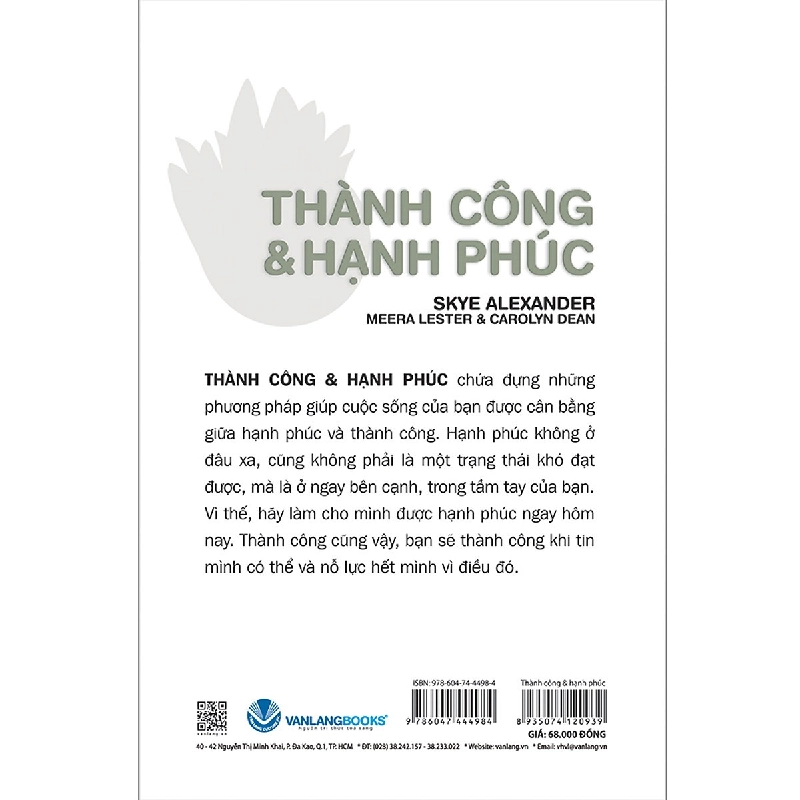 Tự Chăm Sóc Cuộc Sống - Thành Công & Hạnh Phúc - Skye Alexander, Meera Lester, Carolyn Dean 287308