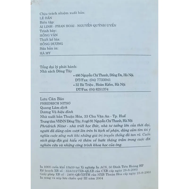 Friedrich Nietzsche (Lưu Căn Báo) 751496