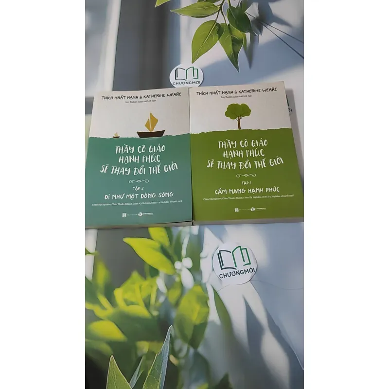 [MIỄN PHÍ BỌC SÁCH] Bộ Thầy Cô Giáo Hạnh Phúc Sẽ Thay Đổi Thế Giới - Tập 1,2 - Thích Nhất Hạnh & Katherine Weare 961144