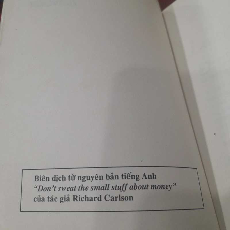 MƯU SỰ LÀM GIÀU (biên dịch từ nguyên bản tiếng Anh của Richard Carlson) 505557