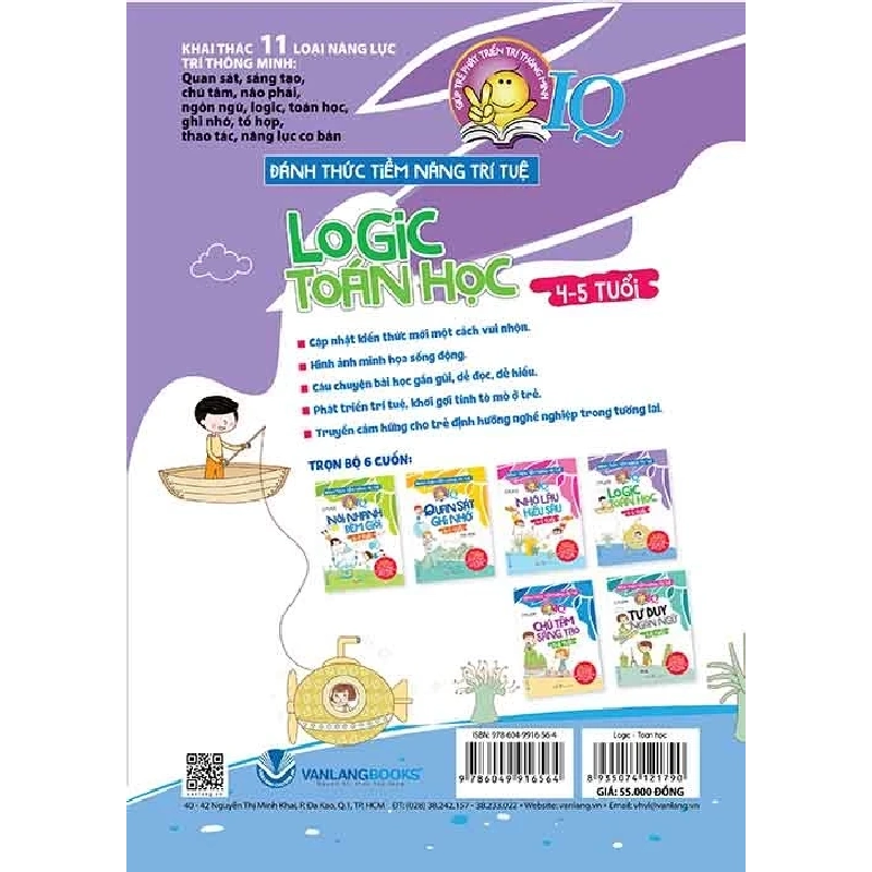 Đánh Thức Tiềm Năng Trí Tuệ - Logic Toán Học (4-5 Tuổi) - Sư Đan, Hà Tinh 285924