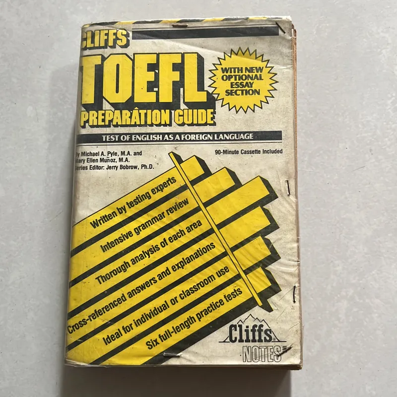 Cliffs TOEFL preparation guide 674388