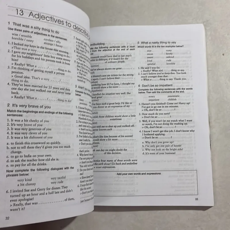 English Vocabulary organiser 720612