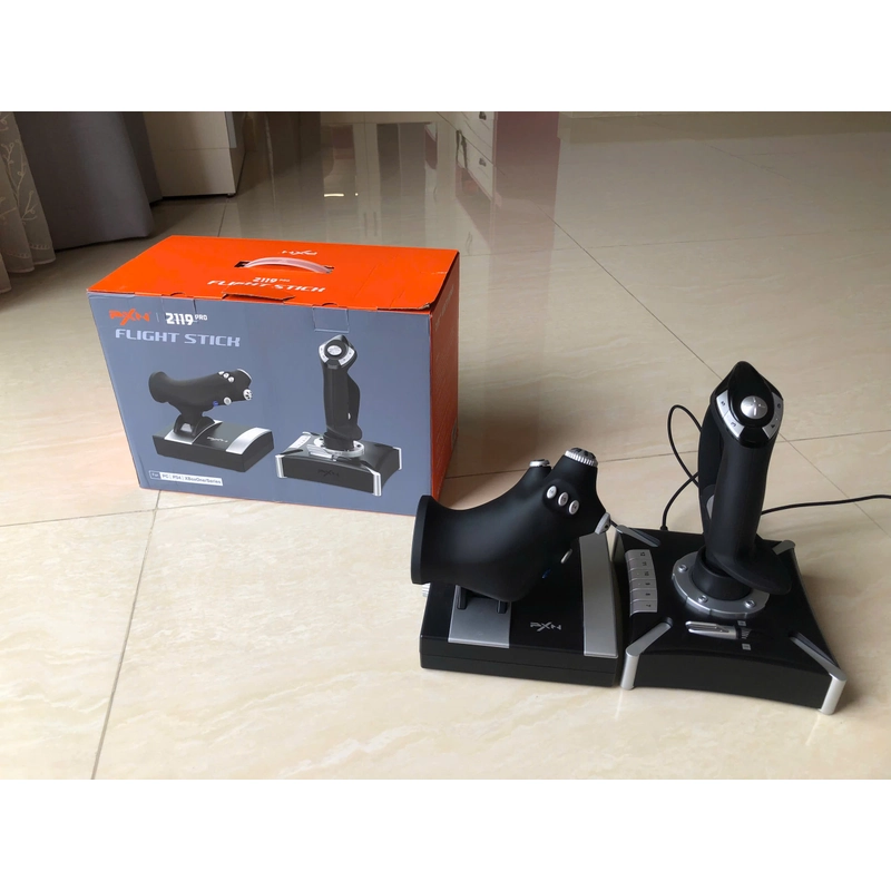 Cần lái máy bay (Joystick) PXN-2119PRO 1,49kg màu đen. Tình trạng: tốt 495837