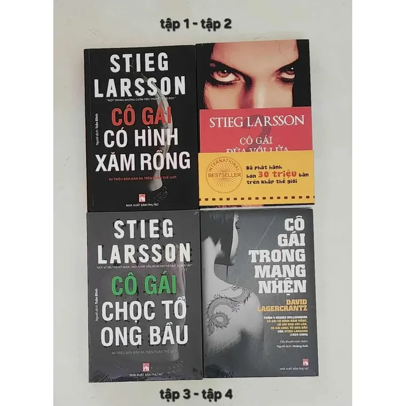 Series 4 quyển  trinh thám Thụy Điển của nhà văn Stieg Larsson 704236