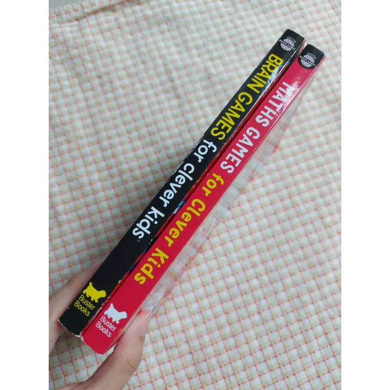 COMBO 2 CUỐN - BRAIN GAMES FOR CLEVER KIDS
& MATHS GAMES FOR CLEVER KIDS 974957