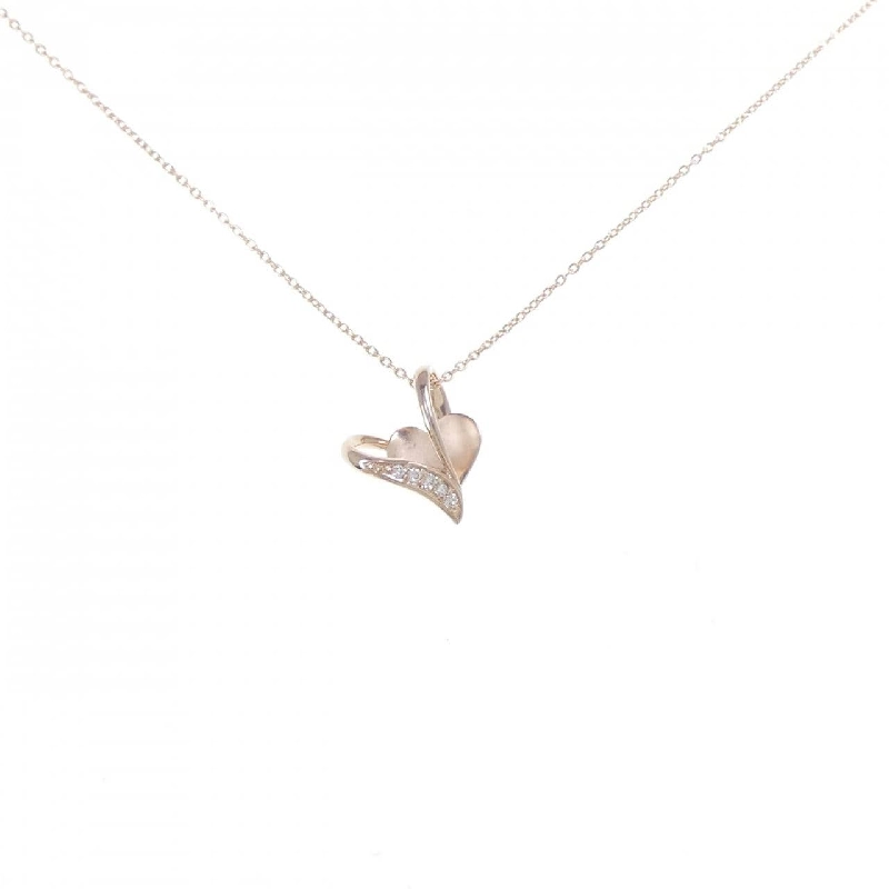 K10PG Dây chuyền kim cương hình trái tim 0.03CT - Hàng hiệu Authentic 860867