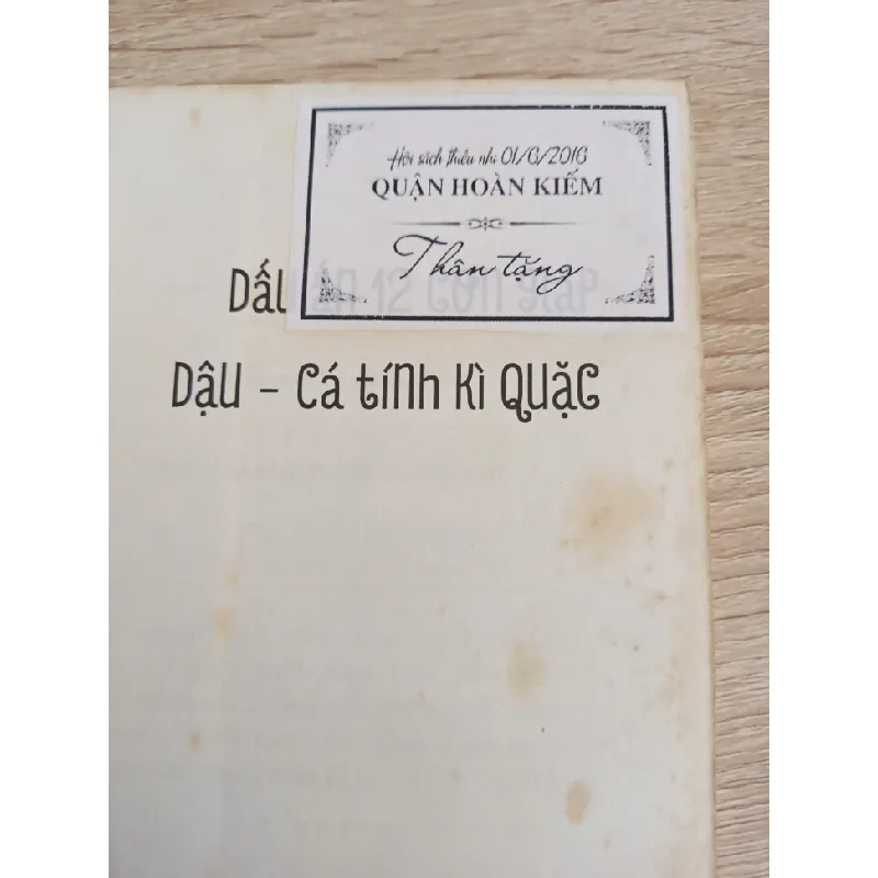 [Phiên Chợ Sách Cũ] Dấu Ấn 12 Con Giáp - Dậu Cá Tính Kì Quặc (2014) S1507 506324