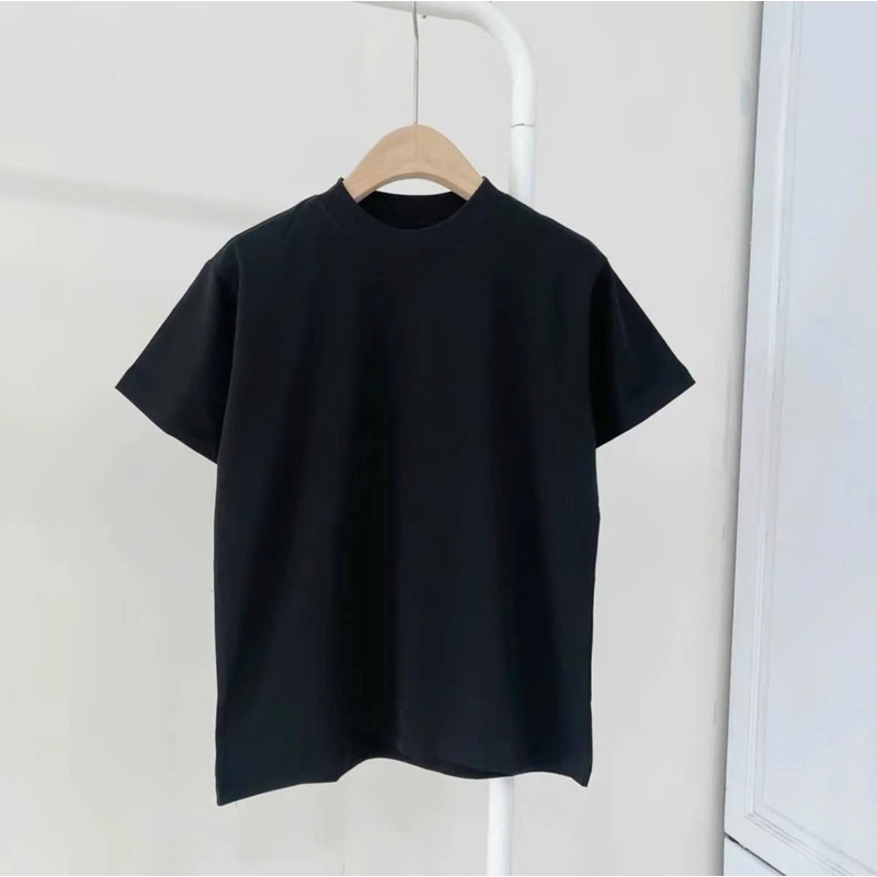 Áo Thun Nữ Cotton Cổ Tròn Size SML Form Dáng Cơ Bản Ba Màu Đơn Giản Hàng Mới 303781