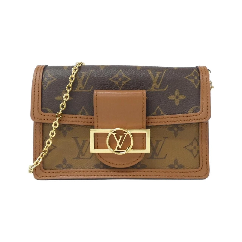 Ví Louis Vuitton Monogram Reverse Porte-Feuille Dauphine M68746 Chain Wallet - Hàng hiệu Authentic 806114