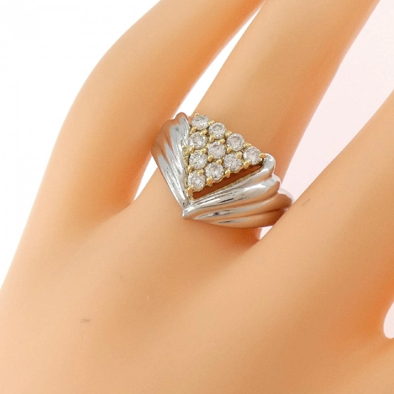 Nhẫn kim cương PT900/K18YG 0.50CT - Hàng hiệu Chính hãng 850564