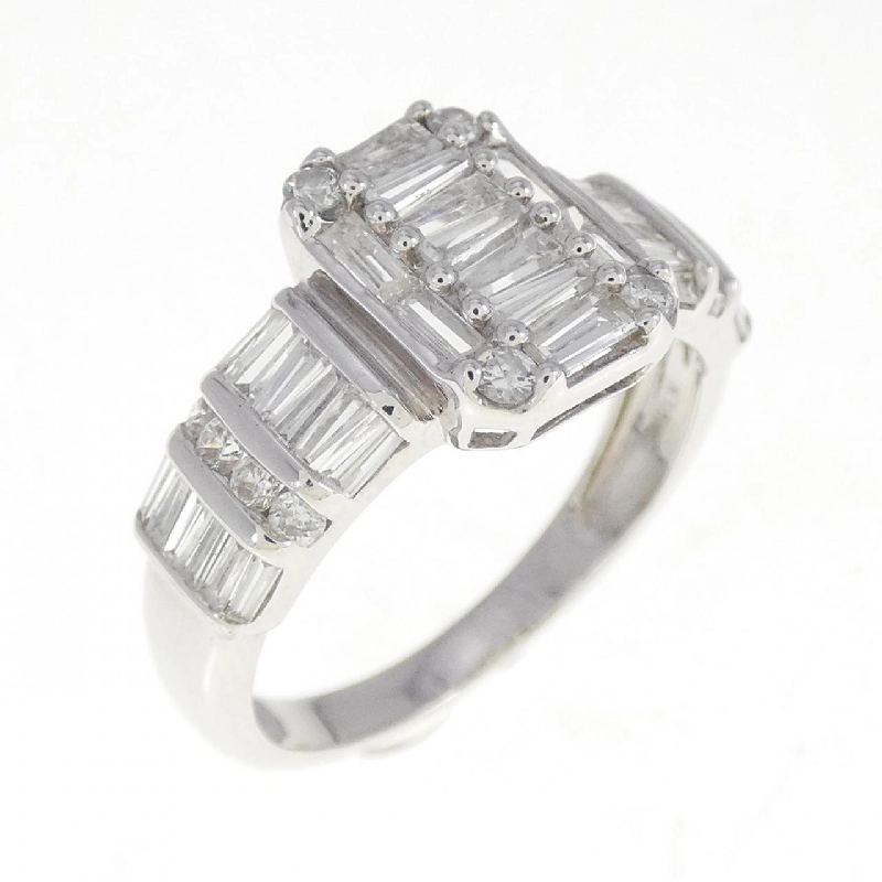 Nhẫn kim cương K18WG 1.10CT 672984