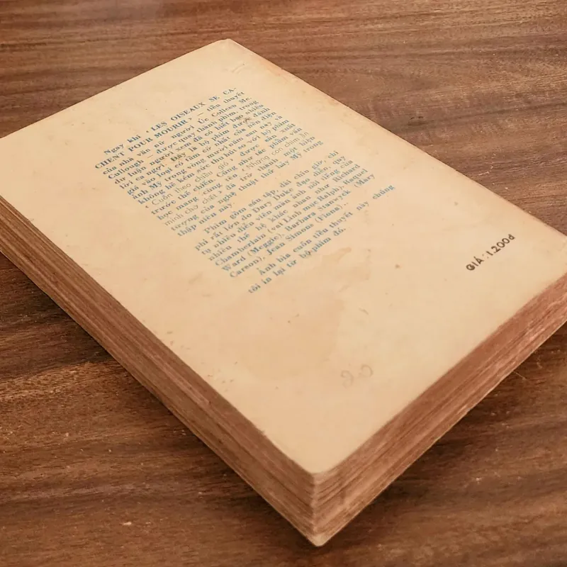 NHỮNG CON CHIM ẨN MÌNH CHỜ CHẾT (Nhà văn Colleen McCullough) 706643