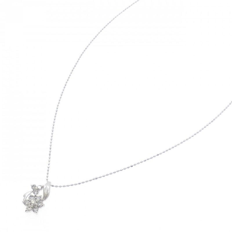 K18WG Hoa Kim Cương Dây Chuyền 0.50CT - Hàng hiệu Chính hãng 856241