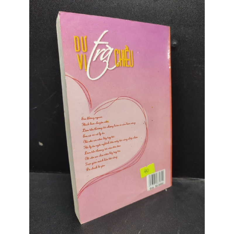 Dư vị trà chiều năm 2010 mới 80% bẩn ố nhẹ HCM2902 văn học 913397