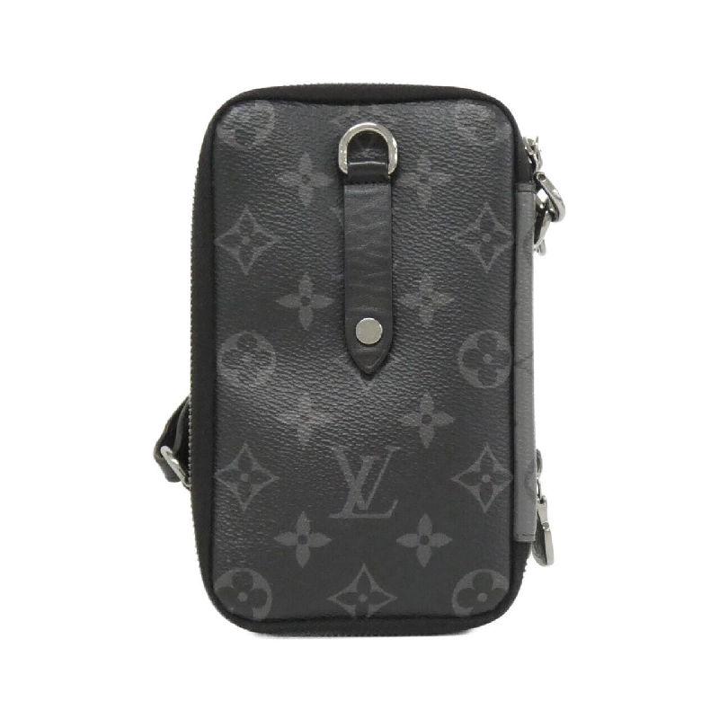 Túi đeo chéo Louis Vuitton Monogram Eclipse Reverse Double Phone Pouch M69534 611758
