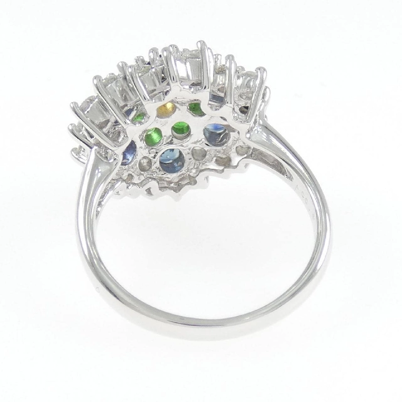 Nhẫn đá màu 750WG - Hàng hiệu Authentic 849930