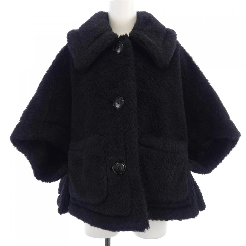 Max Mara NEWTERZO 473633 Áo choàng gấu teddy 630843