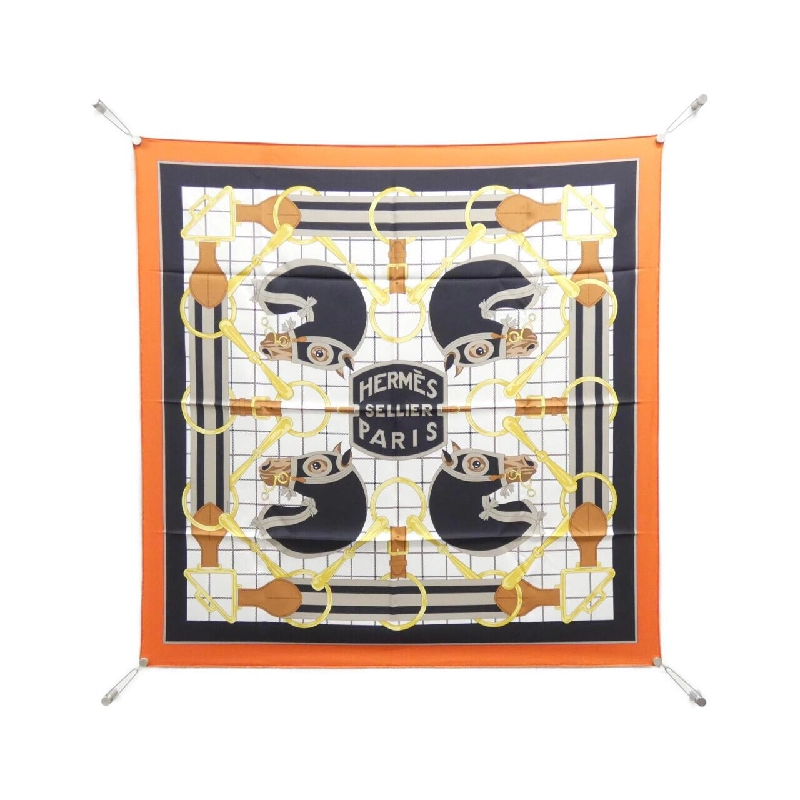 Khăn lụa Hermès TATTERSALLES 001657S 625346