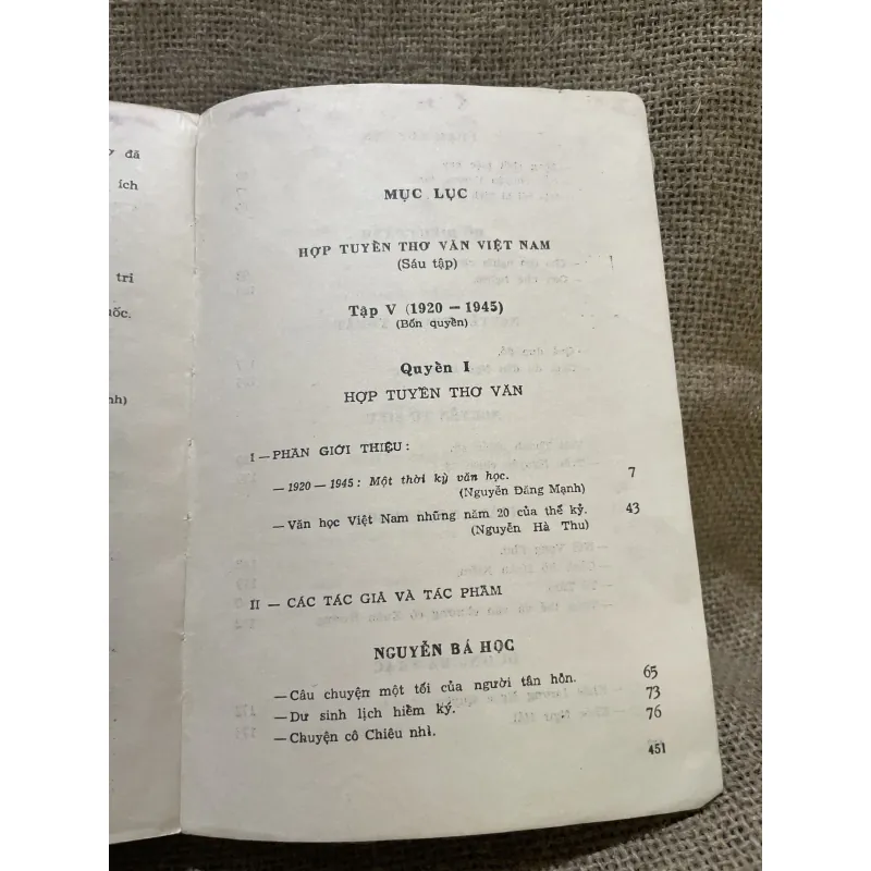 Hợp tuyển văn học Việt Nam 1920-1945  958645