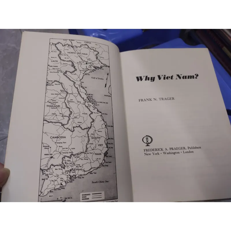 Sách ngoại văn - Why VietNam - Frank N.Trager 687260