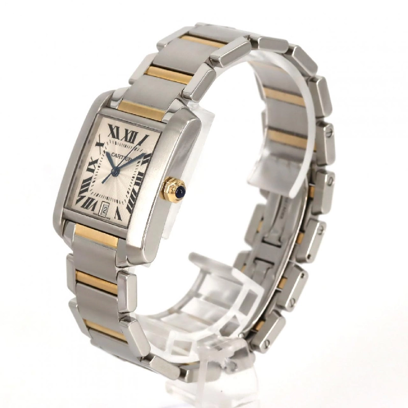 Cartier Tank Française LM Combi W51005Q4 SSxYG tự động - Hàng hiệu Chính hãng 880841