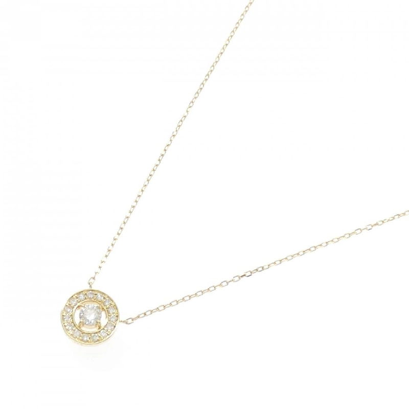 K18YG Dây chuyền kim cương 0.20CT - Hàng hiệu Chính hãng 863485