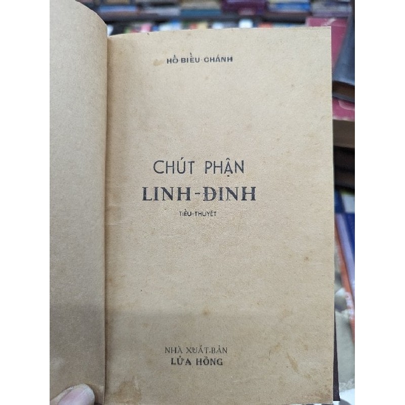 CHÚT PHẬN LINH ĐÌNH - HỒ BIỂU CHÁNH 119423