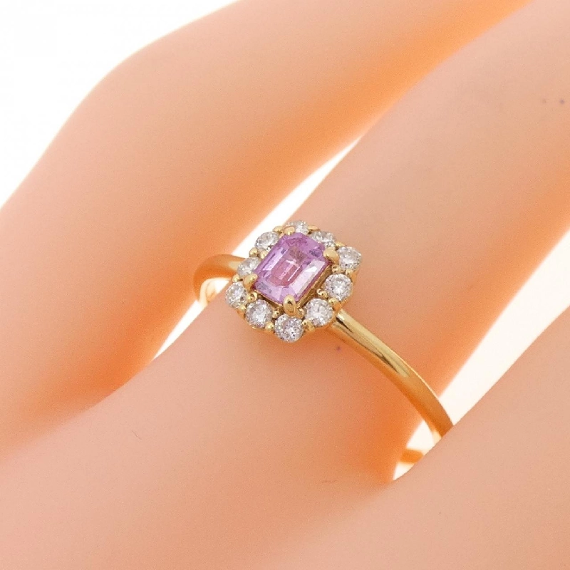 Nhẫn Sapphire K18YG 0.40CT 668857