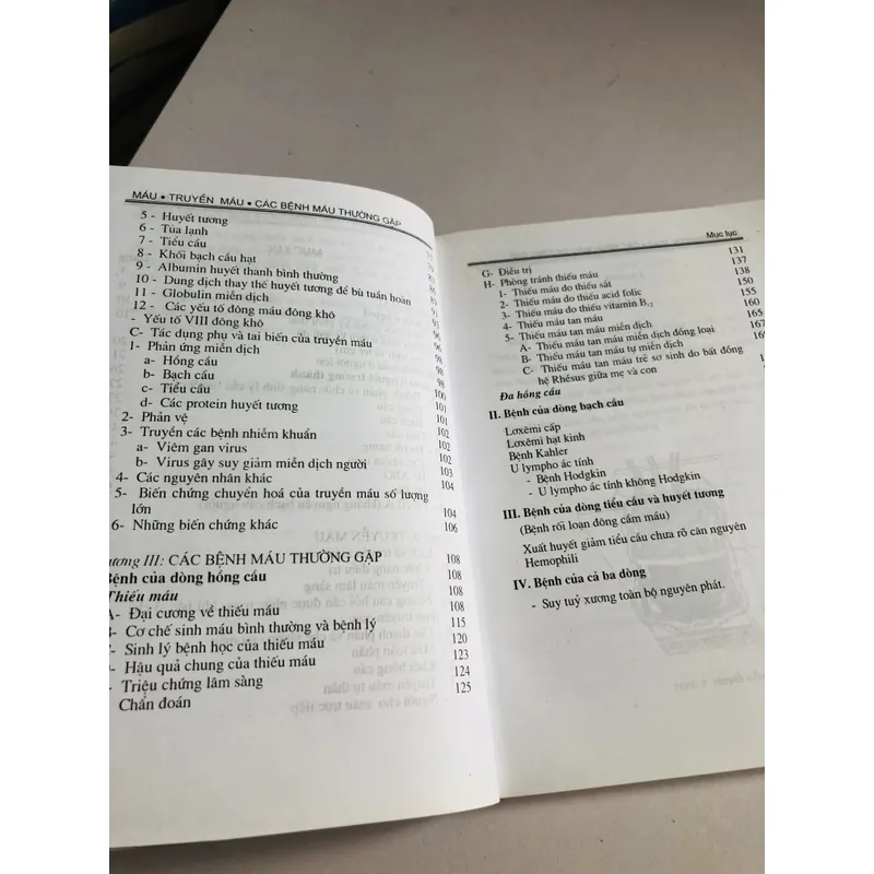 MÁU - TRUYỀN MÁU CÁC BỆNH MÁU THƯỜNG GẶP  707192