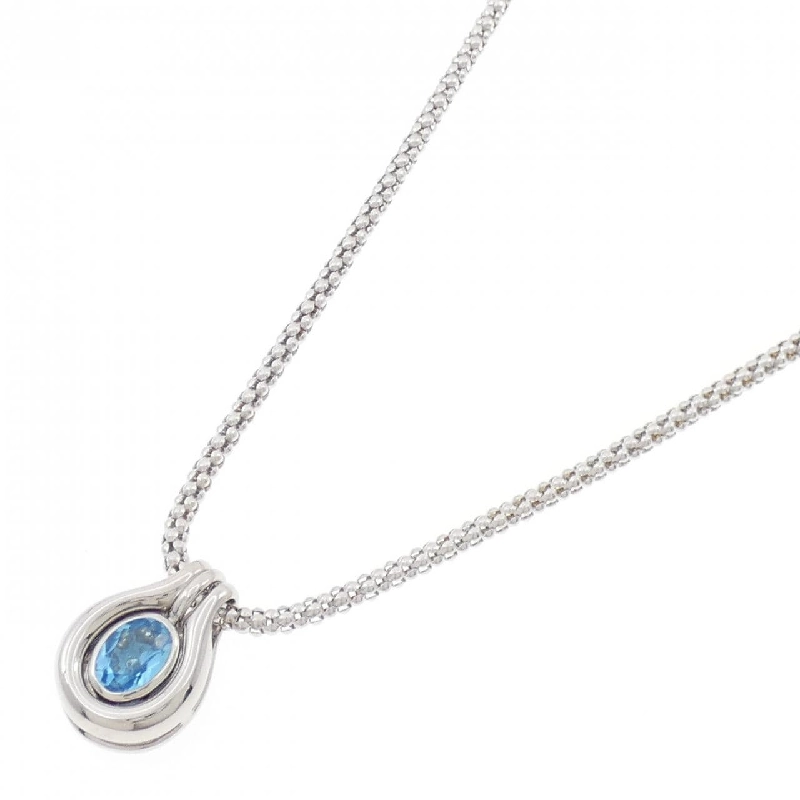 Dây chuyền Blue Topaz 750WG - Hàng hiệu Chính hãng 861749