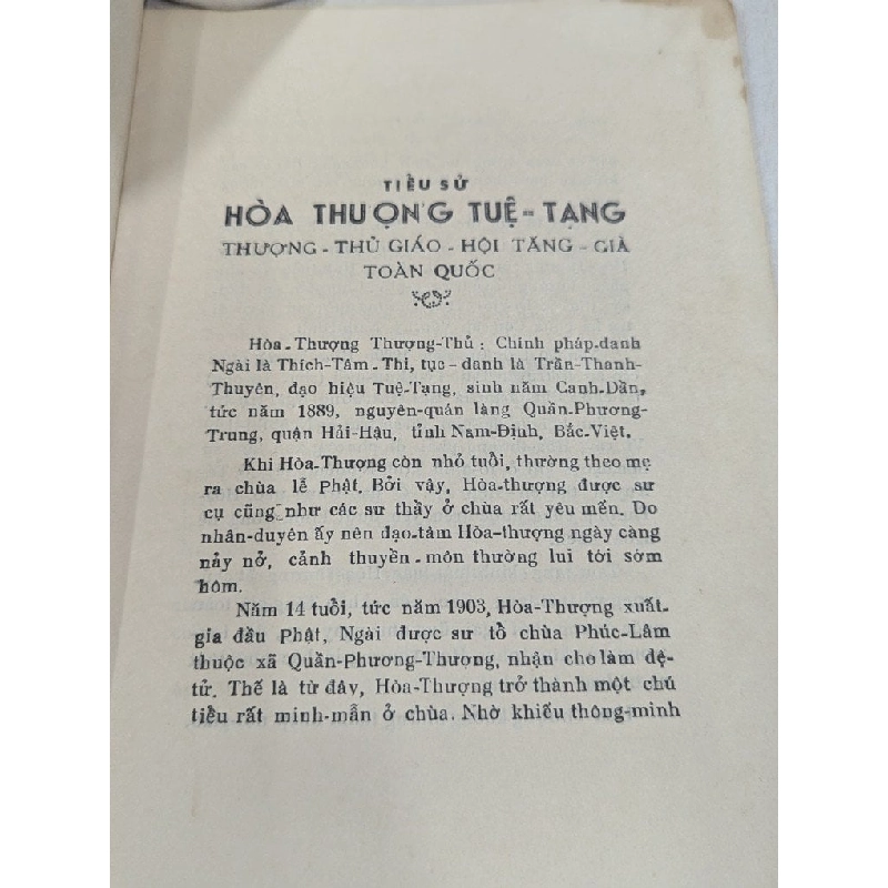 Hoà Thượng Tuệ Tạng và lá tâm thư 776369