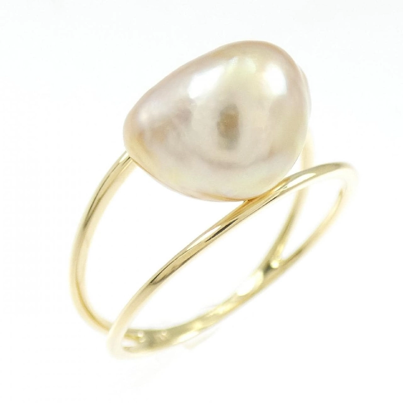 Nhẫn ngọc trai trắng K18YG 670397