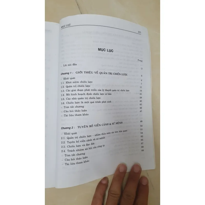 QUẢN TRỊ CHIẾN LƯỢC  1001636