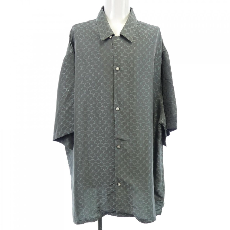 Áo sơ mi ngắn tay lụa jacquard Louis Vuitton HRS30WKSY - Hàng hiệu Authentic 897396