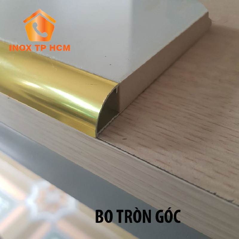 Nẹp Inox Bán Nguyệt PVD - nhận gia công inox theo yêu cầu 3440