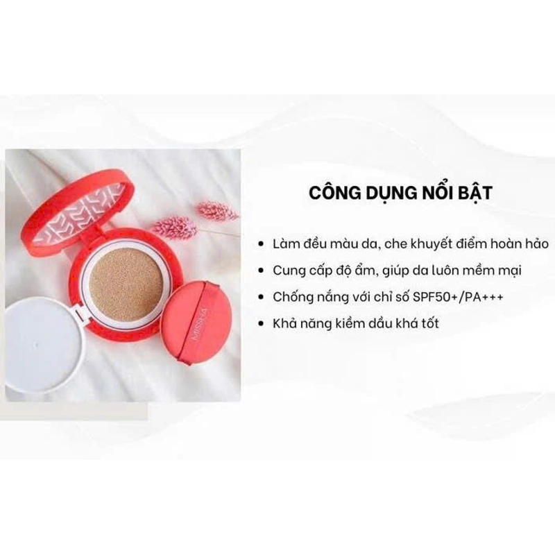 CUSHION MISSHA ĐỎ DÀNH CHO DA DẦU CHÍNH HÃNG 316817