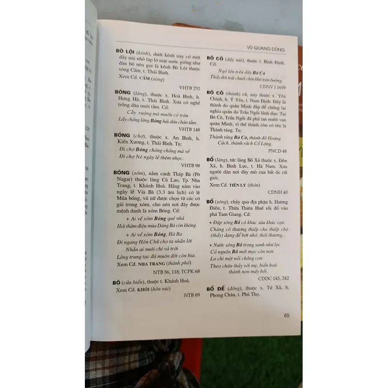 ĐỊA DANH VIỆT NAM TRONG TỤC NGỮ CA DAO - VŨ QUANG DŨNG 722415