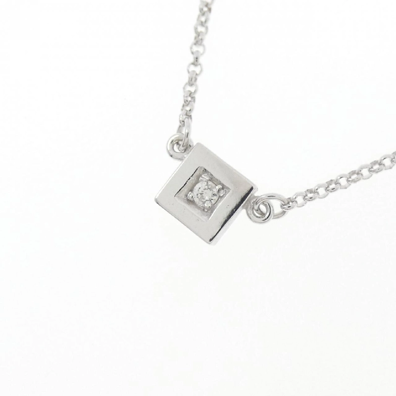 K18WG Dây chuyền kim cương 0.07CT - Hàng hiệu Chính hãng 865276