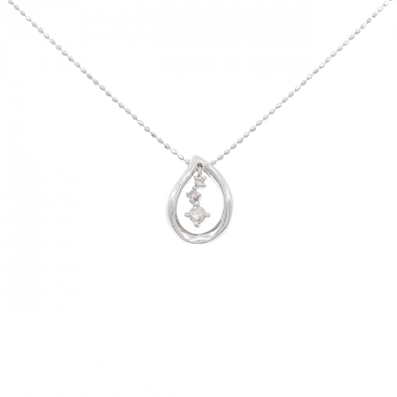 K10WG Dây chuyền kim cương 0.08CT - Hàng hiệu Chính hãng 857973