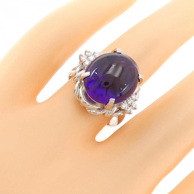 Nhẫn Amethyst PT900 9.22CT 670219
