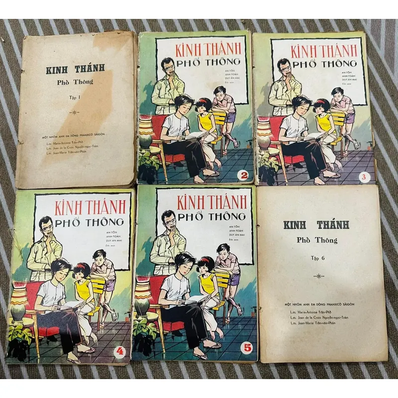 KINH THÁNH PHỔ THÔNG  Full 6 tập Sách hay in năm 1968   599387
