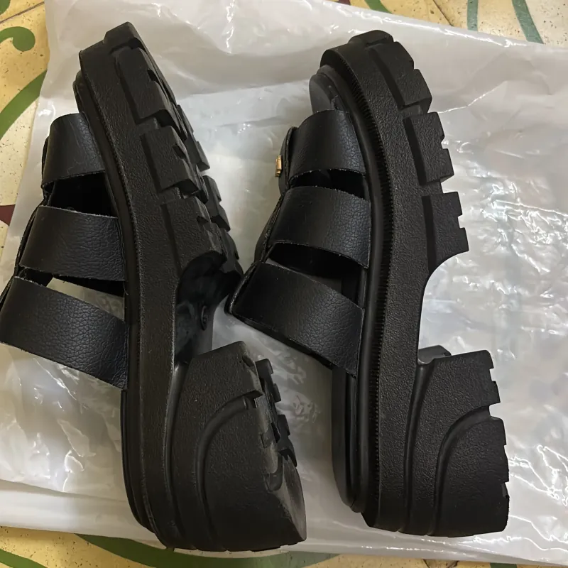 Dép Sandal Cage The Wolf đế platform cao 7cm 754975