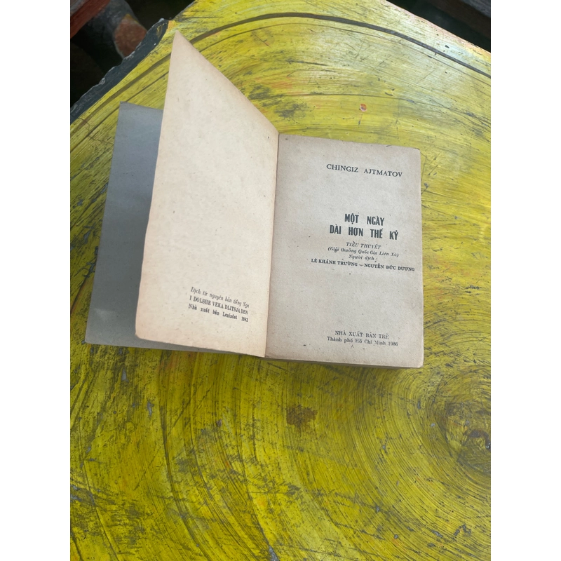 MỘT NGÀY DÀI HƠN THẾ KỶ- CHINGIZ ẠTMATOV 530610