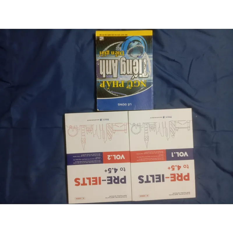 Combo Sách Pre IELTS to 4.5 tặng kèm sách ngữ pháp tiếng Anh  784674