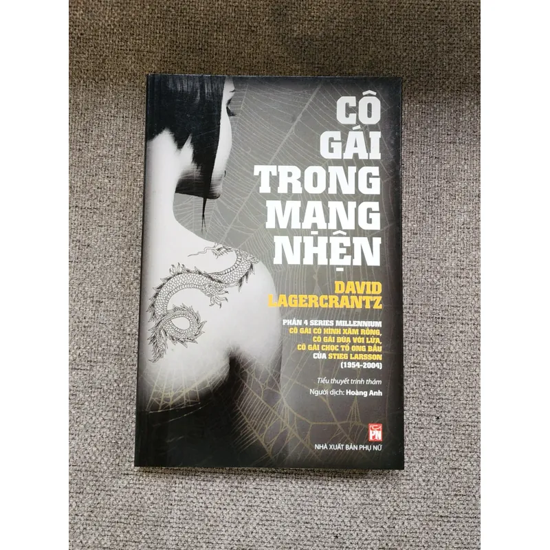 Trinh thám Thụy Điển: CÔ GÁI TRONG MẠNG NHỆN, mới 100% full seal (Tác giả: Stieg Larsson) 704314