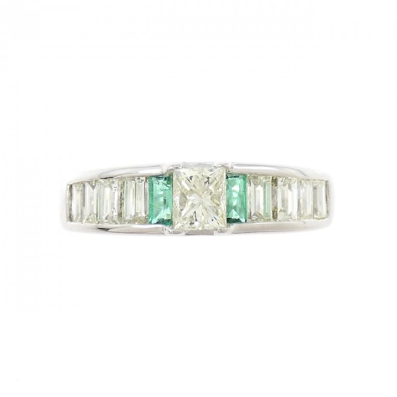 Nhẫn Emerald PT900 0.17CT - Hàng hiệu Chính hãng 853339