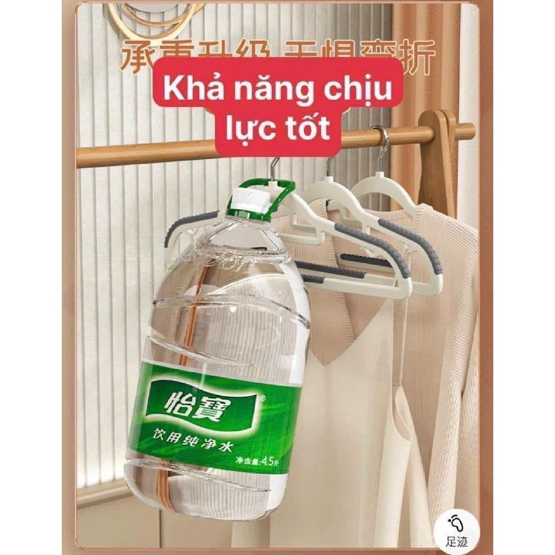 SET 10 MÓC TREO QUẦN ÁO Inox bọc nhựa 25014