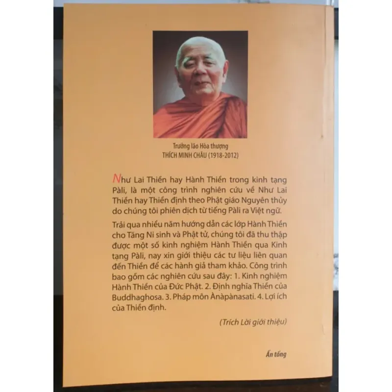 Hành Thiền - Thích Minh Châu 696873